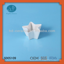 deep ceramic star shaped,popular design snack dish,ceramic cruet,ceramic dish,ice cream dish